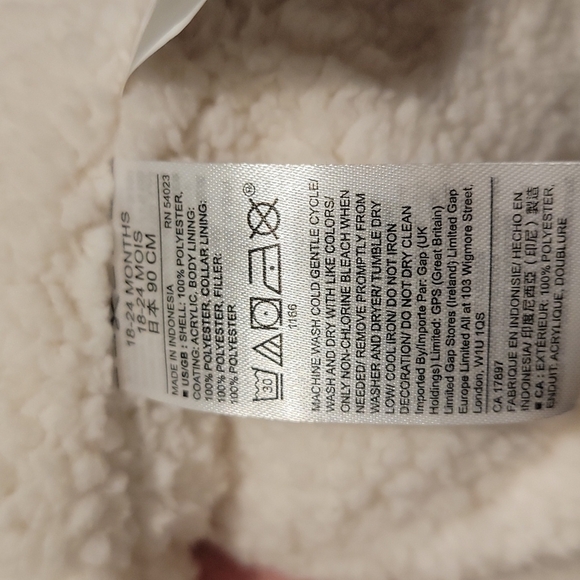 GAP baby Navy Vest 18-24months NWT - Picture 5 of 5